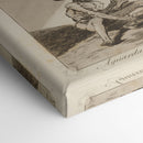 Aguarda que te unten. (Wait till you’ve been anointed.) (1796-1797) - Francisco de Goya - Canvas Print