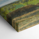 Landscape With Wall And Orchard - Gustave Courbet - Canvas Print