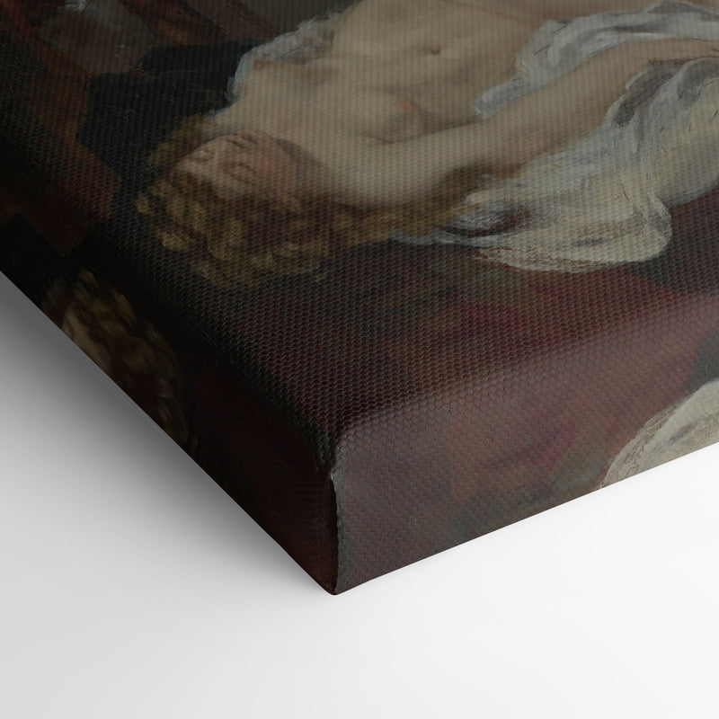Femme Endormie - Gustave Courbet - Canvas Print