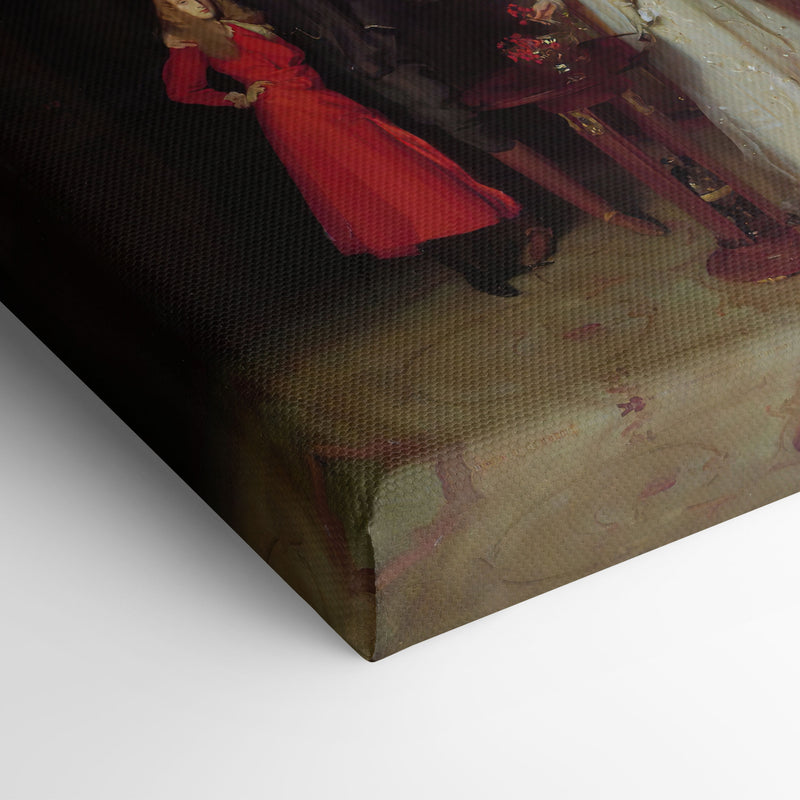 Sir George Sitwell, Lady Ida Sitwell and Family (ca 1900) - John Singer Sargent - Canvas Print