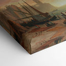 The Fishing Fleet (1862) - Albert Bierstadt - Canvas Print