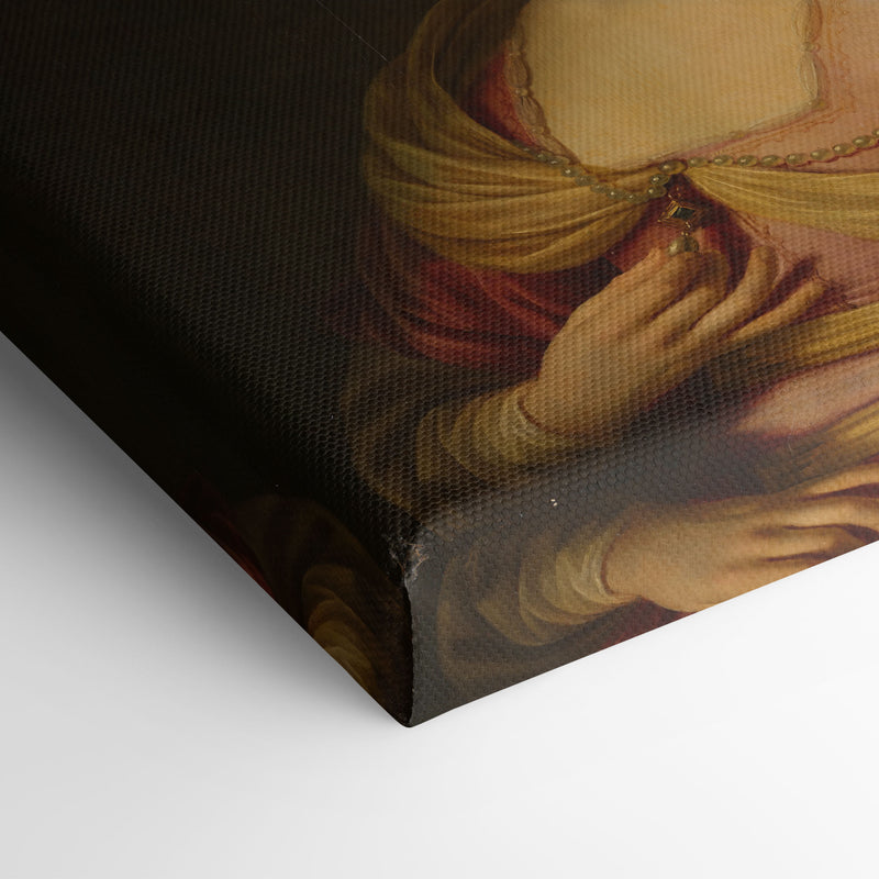 Portrait of Amalia van Solms (1633) - Gerard van Honthorst - Canvas Print