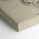 Caricature of a Man with a Large Nose (1855) - Claude Monet - Canvas Print