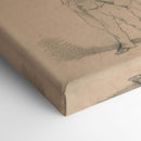 Caricature of Mario Uchard (c. 1858) - Claude Monet - Canvas Print