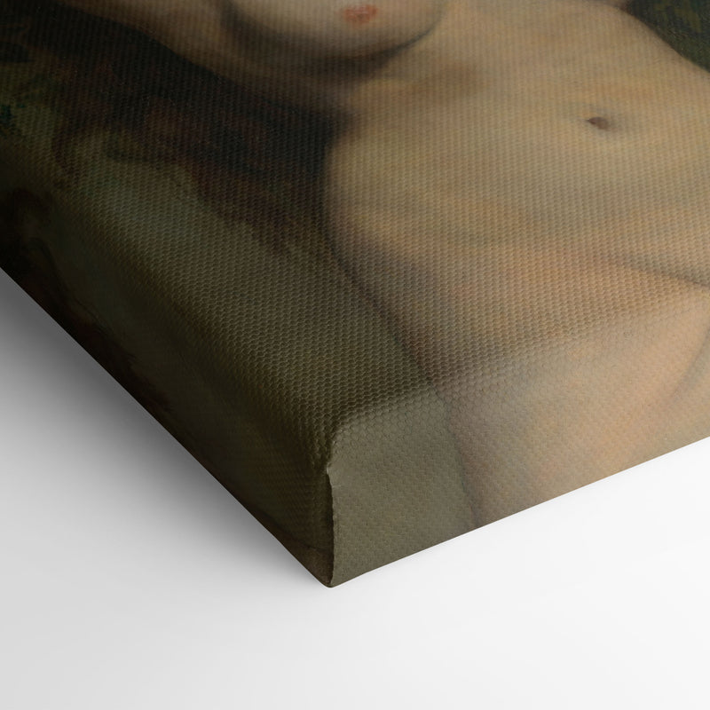 Nude with Flowering Branch (1863) - Gustave Courbet - Canvas Print
