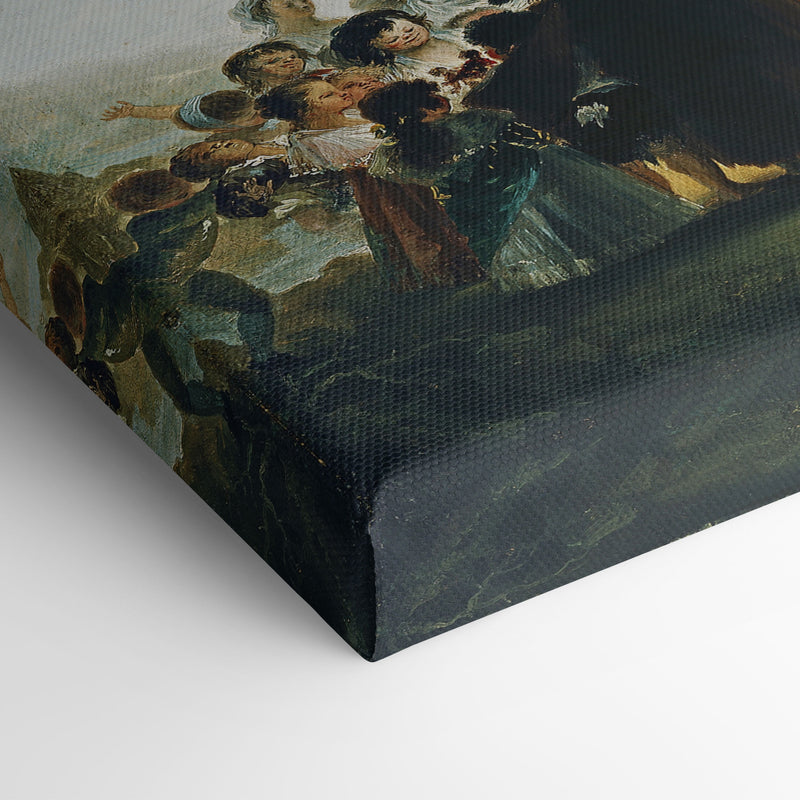 Le Marchand De Marionnettes - Francisco de Goya - Canvas Print