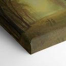 Deer in a clearing, yosemite - Albert Bierstadt - Canvas Print