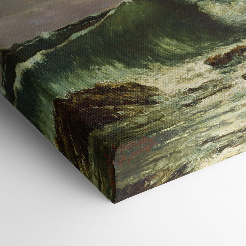 Waves - Gustave Courbet - Canvas Print