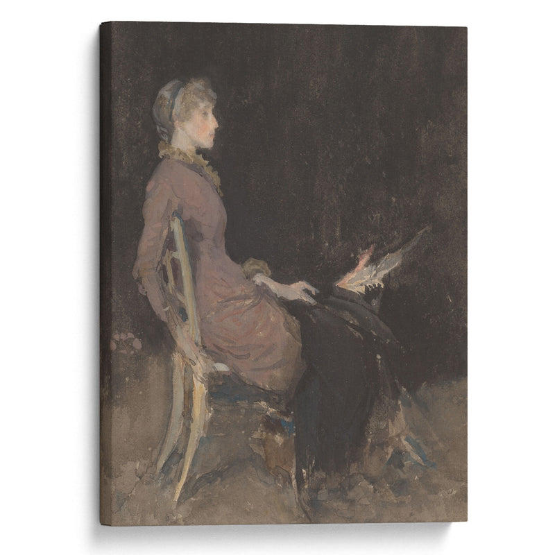 Study In Black And Gold (Madge O’donoghue) (1883-1884) - James Abbott McNeill Whistler - Canvas Print