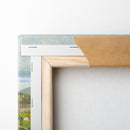 Landscape With Wall And Orchard - Gustave Courbet - Canvas Print